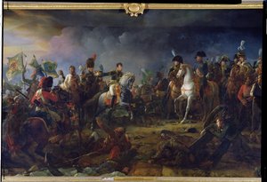 1805年12月2日のアウステルリッツの戦い、ラップ将軍（1772-1821）の詳細ダンツィヒ総督、敗北したレプニン王子をナポレオンボナパルト（1769-1821）1805に贈呈